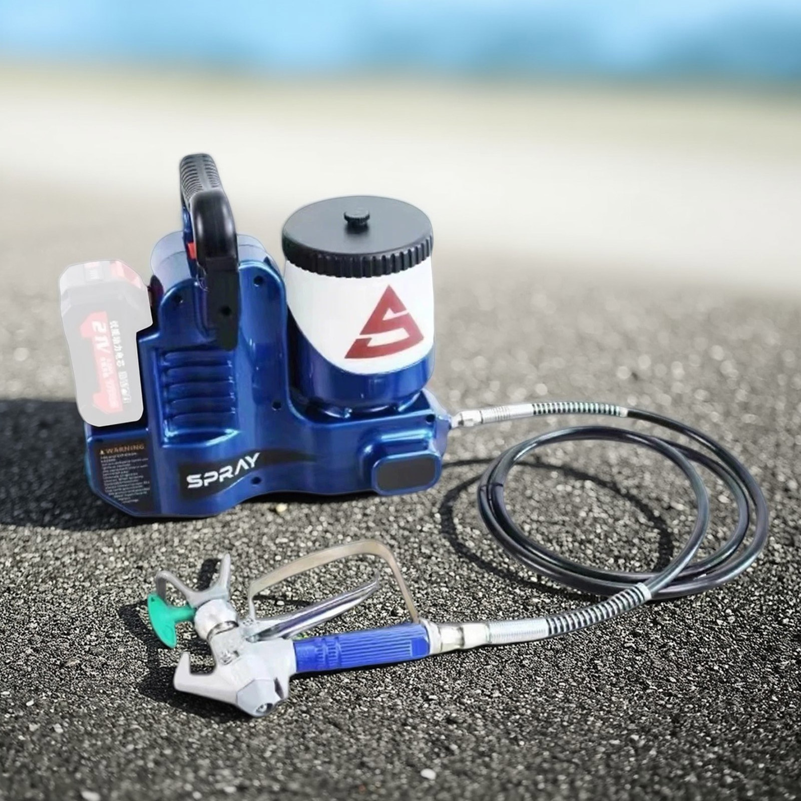 For Makita Airless Paint Sprayer Sprayer for Wall Paints Varnishes 18-21VBatteJQ - Bild 9 von 10